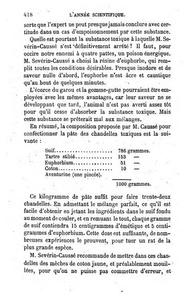 L'année scientifique et industrielle ou Exposé annuel des travaux scientifiques, des inventions et des principales applications de la science a l'industrie et aux arts, qui ont attiré l'attention publique en France et a l'etranger