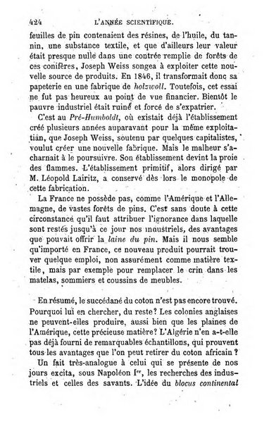 L'année scientifique et industrielle ou Exposé annuel des travaux scientifiques, des inventions et des principales applications de la science a l'industrie et aux arts, qui ont attiré l'attention publique en France et a l'etranger