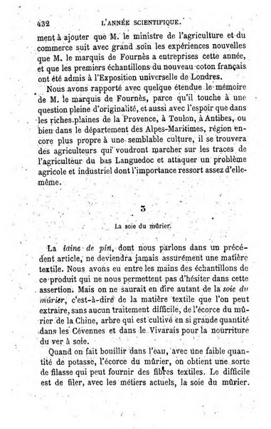 L'année scientifique et industrielle ou Exposé annuel des travaux scientifiques, des inventions et des principales applications de la science a l'industrie et aux arts, qui ont attiré l'attention publique en France et a l'etranger