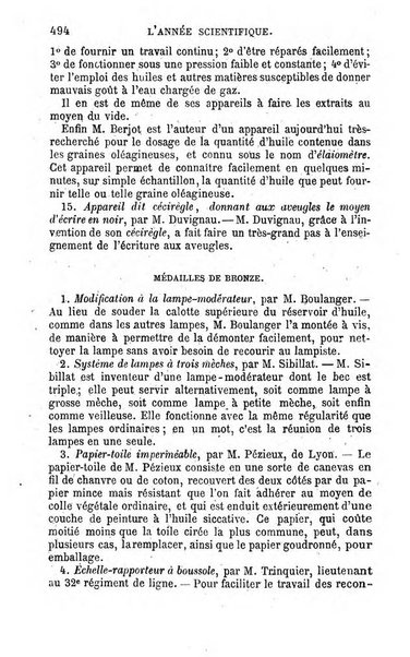 L'année scientifique et industrielle ou Exposé annuel des travaux scientifiques, des inventions et des principales applications de la science a l'industrie et aux arts, qui ont attiré l'attention publique en France et a l'etranger