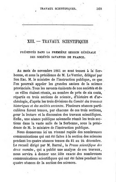 L'année scientifique et industrielle ou Exposé annuel des travaux scientifiques, des inventions et des principales applications de la science a l'industrie et aux arts, qui ont attiré l'attention publique en France et a l'etranger