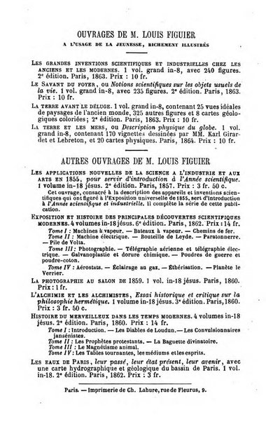 L'année scientifique et industrielle ou Exposé annuel des travaux scientifiques, des inventions et des principales applications de la science a l'industrie et aux arts, qui ont attiré l'attention publique en France et a l'etranger