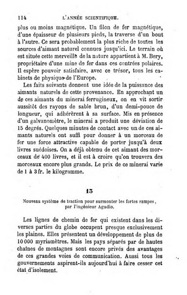 L'année scientifique et industrielle ou Exposé annuel des travaux scientifiques, des inventions et des principales applications de la science a l'industrie et aux arts, qui ont attiré l'attention publique en France et a l'etranger