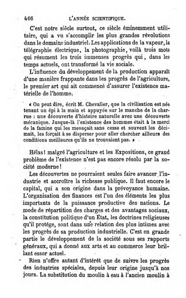 L'année scientifique et industrielle ou Exposé annuel des travaux scientifiques, des inventions et des principales applications de la science a l'industrie et aux arts, qui ont attiré l'attention publique en France et a l'etranger