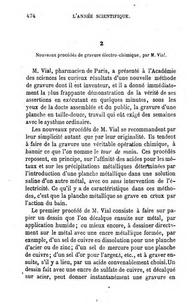 L'année scientifique et industrielle ou Exposé annuel des travaux scientifiques, des inventions et des principales applications de la science a l'industrie et aux arts, qui ont attiré l'attention publique en France et a l'etranger