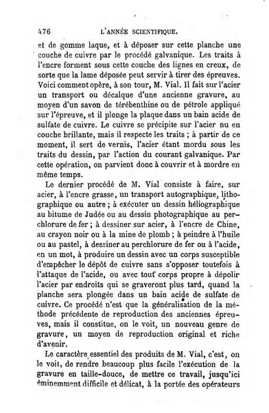 L'année scientifique et industrielle ou Exposé annuel des travaux scientifiques, des inventions et des principales applications de la science a l'industrie et aux arts, qui ont attiré l'attention publique en France et a l'etranger