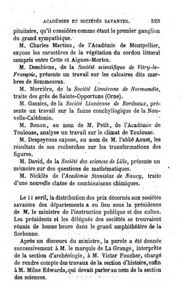 L'année scientifique et industrielle ou Exposé annuel des travaux scientifiques, des inventions et des principales applications de la science a l'industrie et aux arts, qui ont attiré l'attention publique en France et a l'etranger