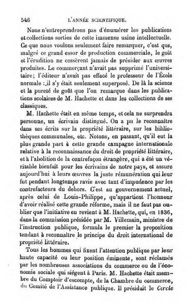 L'année scientifique et industrielle ou Exposé annuel des travaux scientifiques, des inventions et des principales applications de la science a l'industrie et aux arts, qui ont attiré l'attention publique en France et a l'etranger