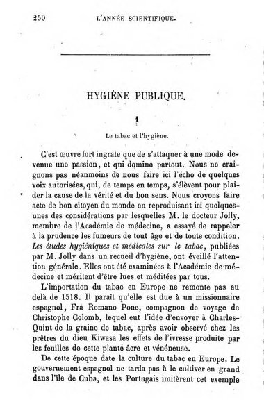 L'année scientifique et industrielle ou Exposé annuel des travaux scientifiques, des inventions et des principales applications de la science a l'industrie et aux arts, qui ont attiré l'attention publique en France et a l'etranger