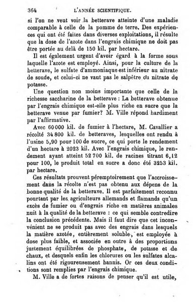 L'année scientifique et industrielle ou Exposé annuel des travaux scientifiques, des inventions et des principales applications de la science a l'industrie et aux arts, qui ont attiré l'attention publique en France et a l'etranger