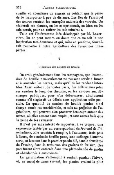 L'année scientifique et industrielle ou Exposé annuel des travaux scientifiques, des inventions et des principales applications de la science a l'industrie et aux arts, qui ont attiré l'attention publique en France et a l'etranger