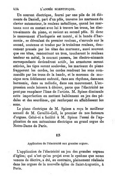 L'année scientifique et industrielle ou Exposé annuel des travaux scientifiques, des inventions et des principales applications de la science a l'industrie et aux arts, qui ont attiré l'attention publique en France et a l'etranger