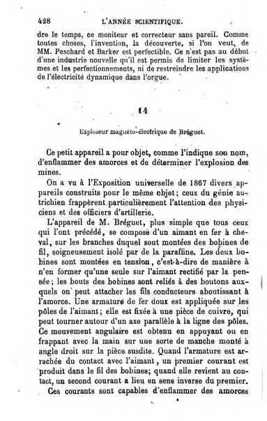 L'année scientifique et industrielle ou Exposé annuel des travaux scientifiques, des inventions et des principales applications de la science a l'industrie et aux arts, qui ont attiré l'attention publique en France et a l'etranger