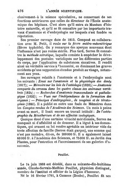 L'année scientifique et industrielle ou Exposé annuel des travaux scientifiques, des inventions et des principales applications de la science a l'industrie et aux arts, qui ont attiré l'attention publique en France et a l'etranger