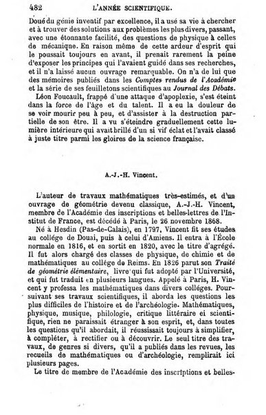 L'année scientifique et industrielle ou Exposé annuel des travaux scientifiques, des inventions et des principales applications de la science a l'industrie et aux arts, qui ont attiré l'attention publique en France et a l'etranger