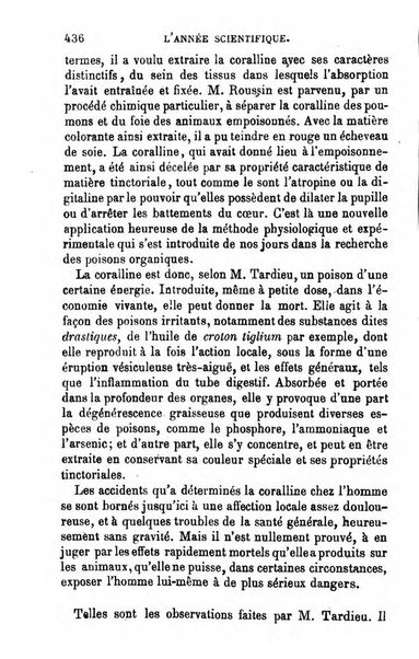 L'année scientifique et industrielle ou Exposé annuel des travaux scientifiques, des inventions et des principales applications de la science a l'industrie et aux arts, qui ont attiré l'attention publique en France et a l'etranger