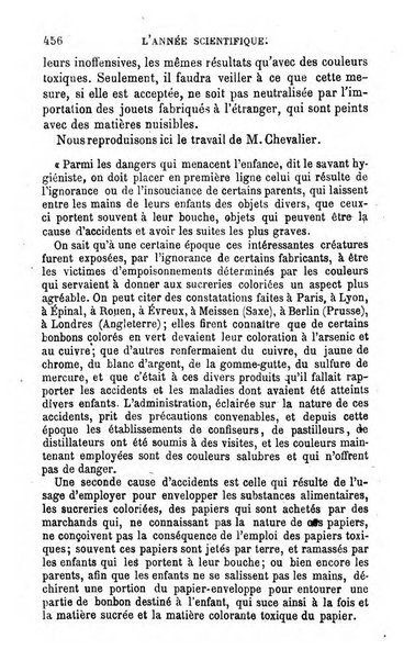 L'année scientifique et industrielle ou Exposé annuel des travaux scientifiques, des inventions et des principales applications de la science a l'industrie et aux arts, qui ont attiré l'attention publique en France et a l'etranger