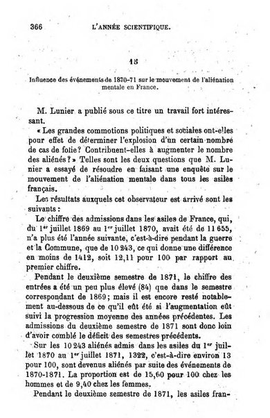 L'année scientifique et industrielle ou Exposé annuel des travaux scientifiques, des inventions et des principales applications de la science a l'industrie et aux arts, qui ont attiré l'attention publique en France et a l'etranger