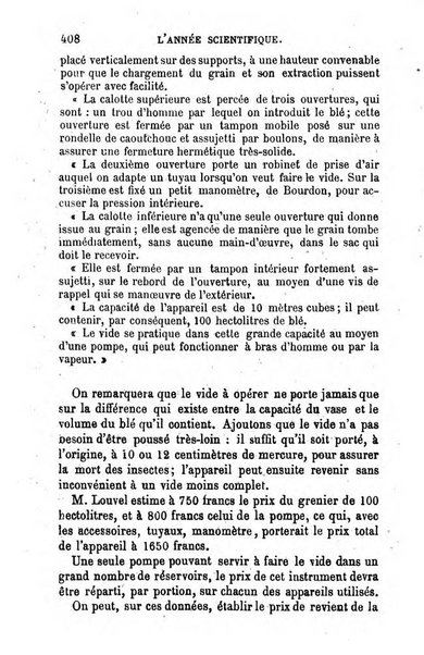 L'année scientifique et industrielle ou Exposé annuel des travaux scientifiques, des inventions et des principales applications de la science a l'industrie et aux arts, qui ont attiré l'attention publique en France et a l'etranger