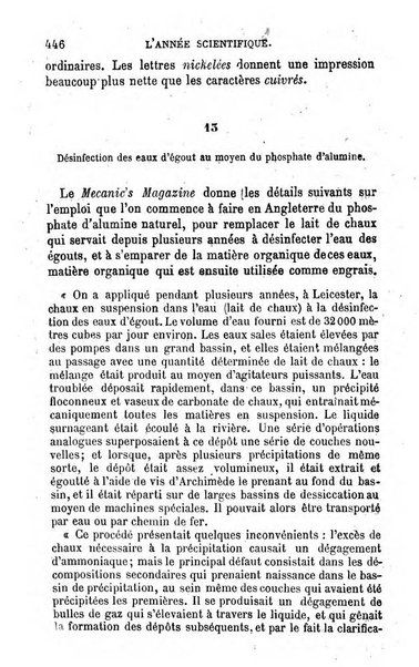 L'année scientifique et industrielle ou Exposé annuel des travaux scientifiques, des inventions et des principales applications de la science a l'industrie et aux arts, qui ont attiré l'attention publique en France et a l'etranger