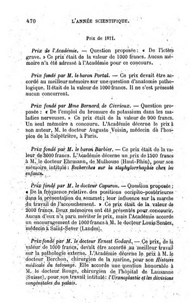 L'année scientifique et industrielle ou Exposé annuel des travaux scientifiques, des inventions et des principales applications de la science a l'industrie et aux arts, qui ont attiré l'attention publique en France et a l'etranger