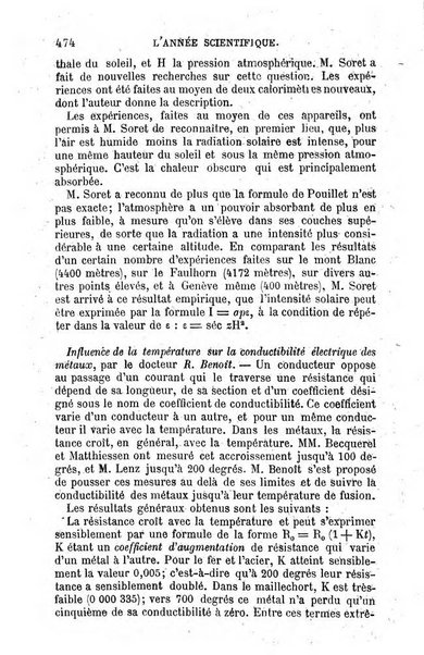 L'année scientifique et industrielle ou Exposé annuel des travaux scientifiques, des inventions et des principales applications de la science a l'industrie et aux arts, qui ont attiré l'attention publique en France et a l'etranger