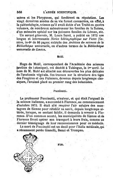 L'année scientifique et industrielle ou Exposé annuel des travaux scientifiques, des inventions et des principales applications de la science a l'industrie et aux arts, qui ont attiré l'attention publique en France et a l'etranger