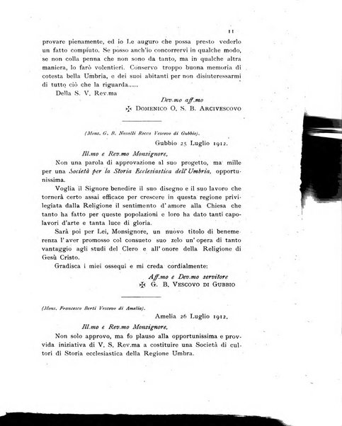 Archivio per la storia ecclesiastica dell'Umbria