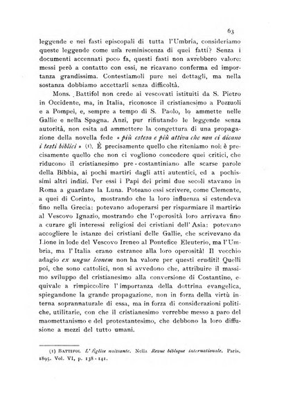 Archivio per la storia ecclesiastica dell'Umbria