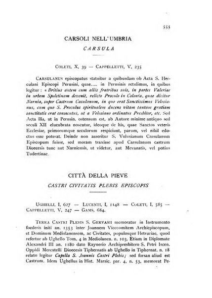 Archivio per la storia ecclesiastica dell'Umbria