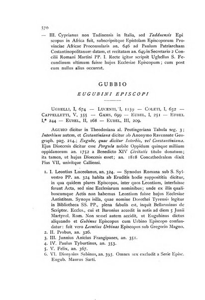 Archivio per la storia ecclesiastica dell'Umbria