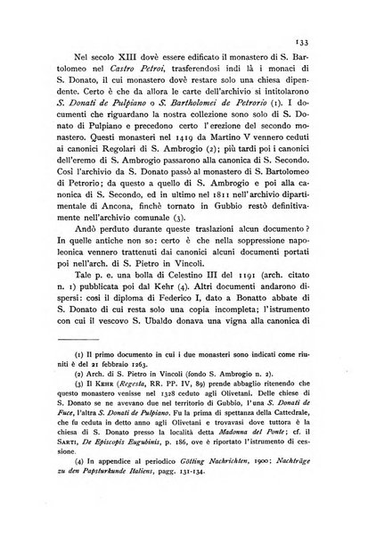 Archivio per la storia ecclesiastica dell'Umbria