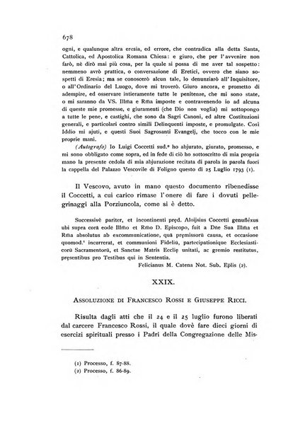 Archivio per la storia ecclesiastica dell'Umbria