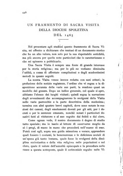 Archivio per la storia ecclesiastica dell'Umbria