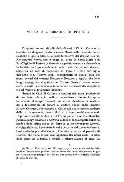 Archivio per la storia ecclesiastica dell'Umbria