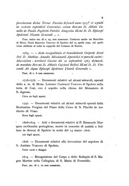 Archivio per la storia ecclesiastica dell'Umbria