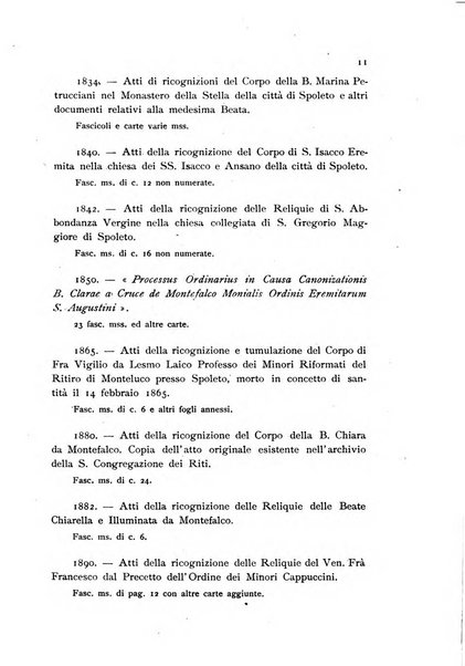 Archivio per la storia ecclesiastica dell'Umbria