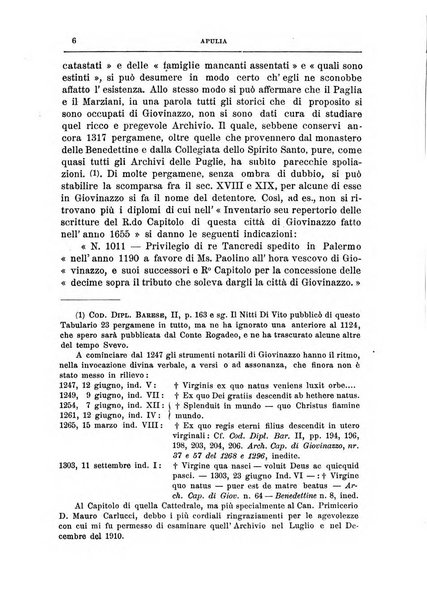 Apulia rivista di filologia, storia, arte e scienze economico-sociali della regione