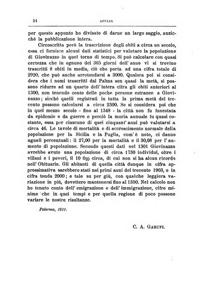 Apulia rivista di filologia, storia, arte e scienze economico-sociali della regione