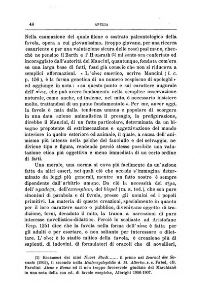 Apulia rivista di filologia, storia, arte e scienze economico-sociali della regione