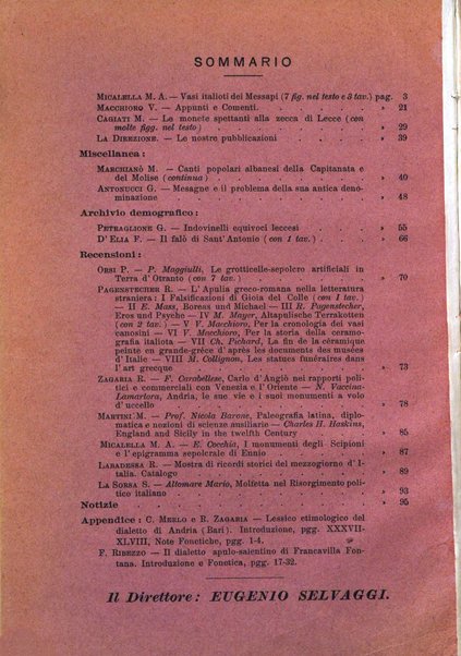 Apulia rivista di filologia, storia, arte e scienze economico-sociali della regione