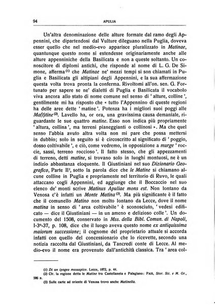 Apulia rivista di filologia, storia, arte e scienze economico-sociali della regione