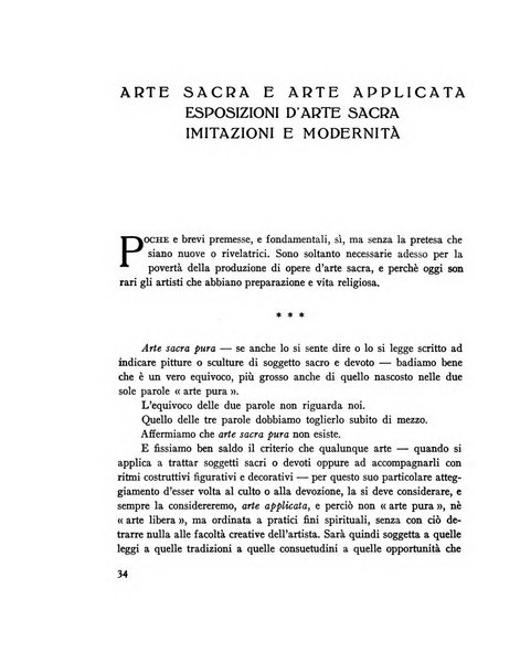 Arte sacra rivista trimestrale dell'arte sacra di oggi e di domani