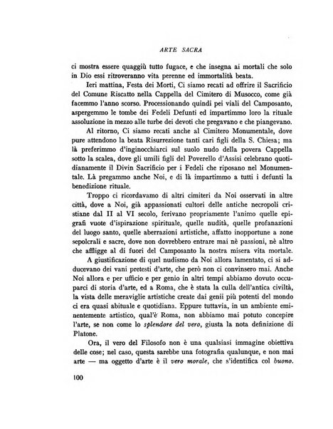 Arte sacra rivista trimestrale dell'arte sacra di oggi e di domani