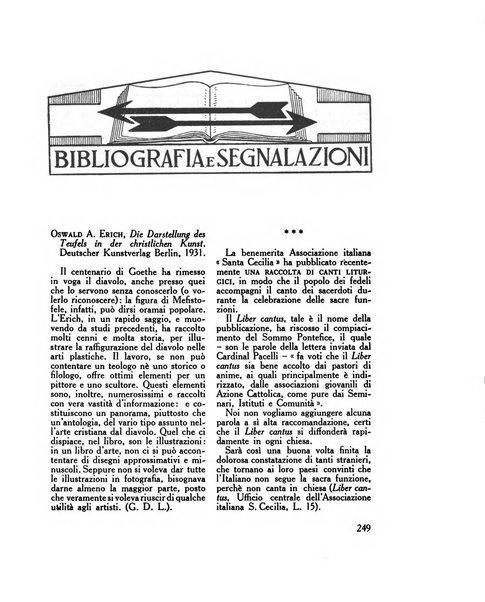 Arte sacra rivista trimestrale dell'arte sacra di oggi e di domani