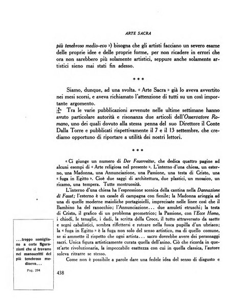 Arte sacra rivista trimestrale dell'arte sacra di oggi e di domani