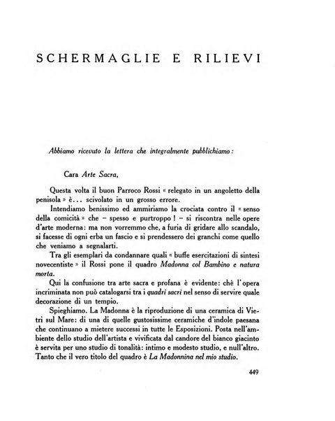 Arte sacra rivista trimestrale dell'arte sacra di oggi e di domani