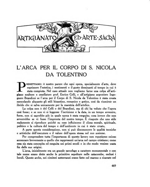 Arte sacra rivista trimestrale dell'arte sacra di oggi e di domani