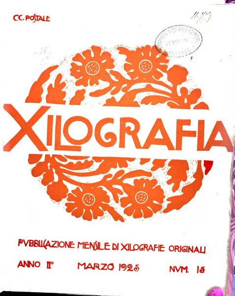 Xilografia pubblicazione mensile di xilografie originali