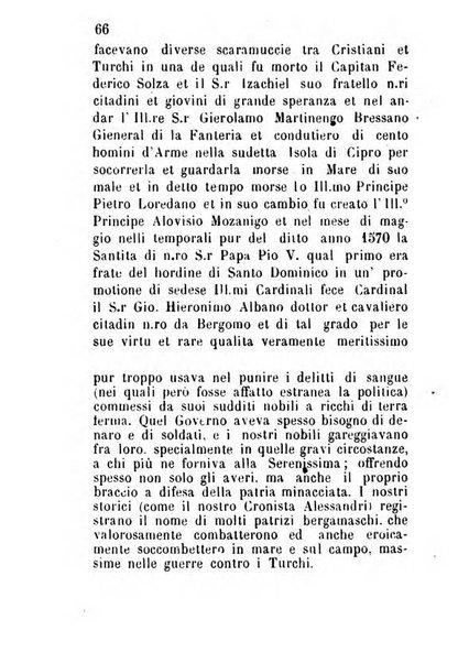 Bergamo, o sia *Notizie patrie raccolte da Carlo Facchinetti